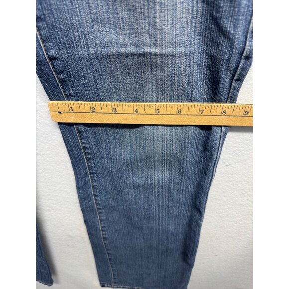 Jag Jeans Mid Rise Boot Leg Denim Womens Size 10 Blue Cotton Blend - Picture 9 of 12